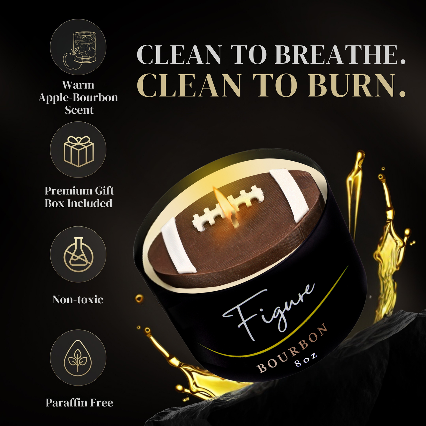 The Football Candle