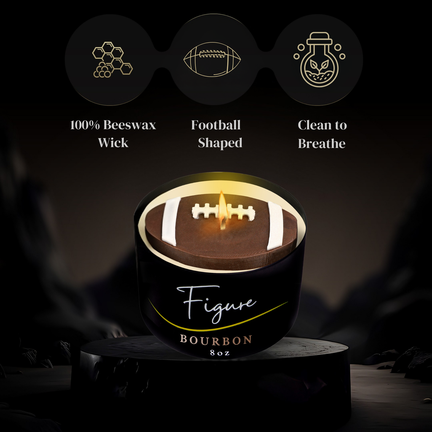 The Football Candle