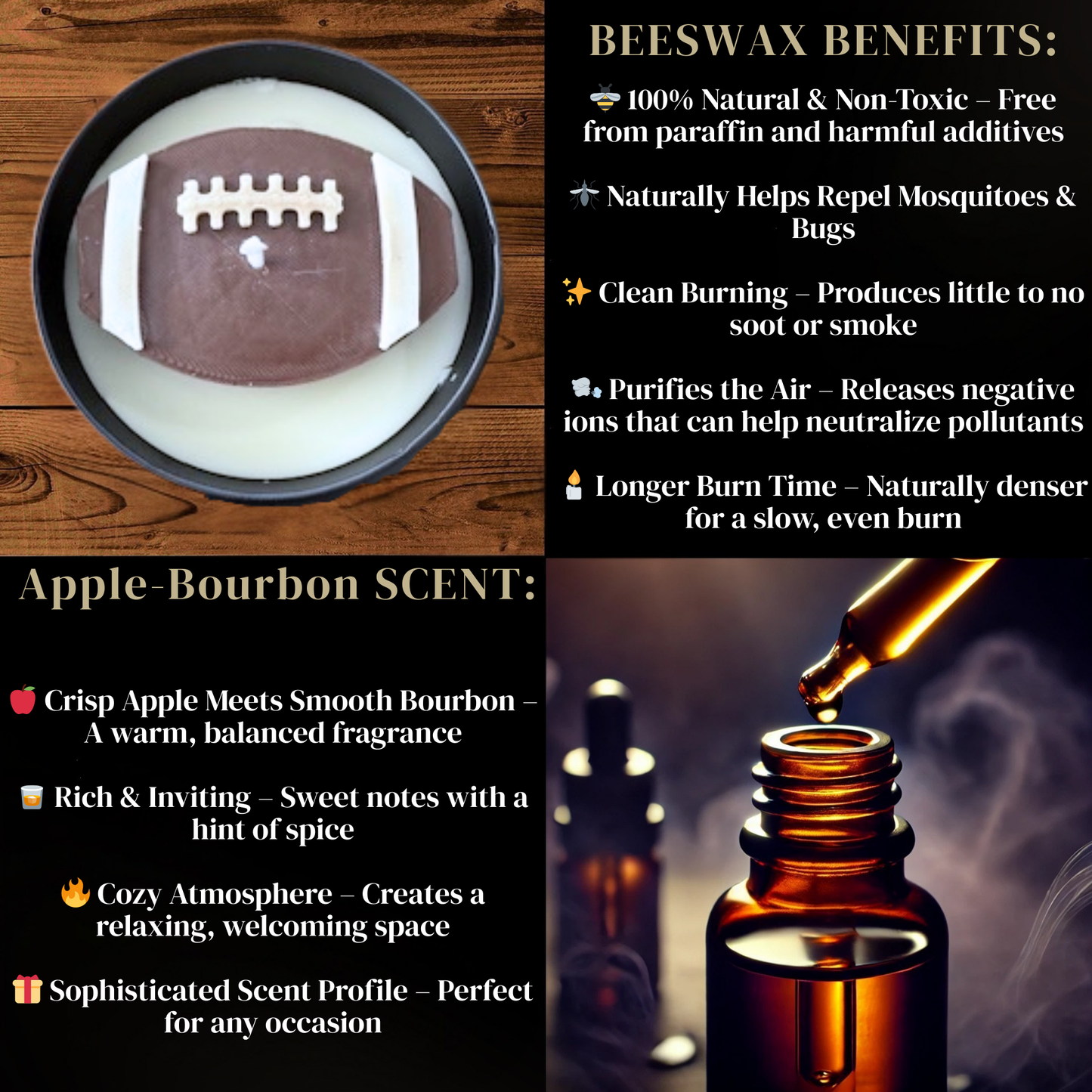 The Football Candle