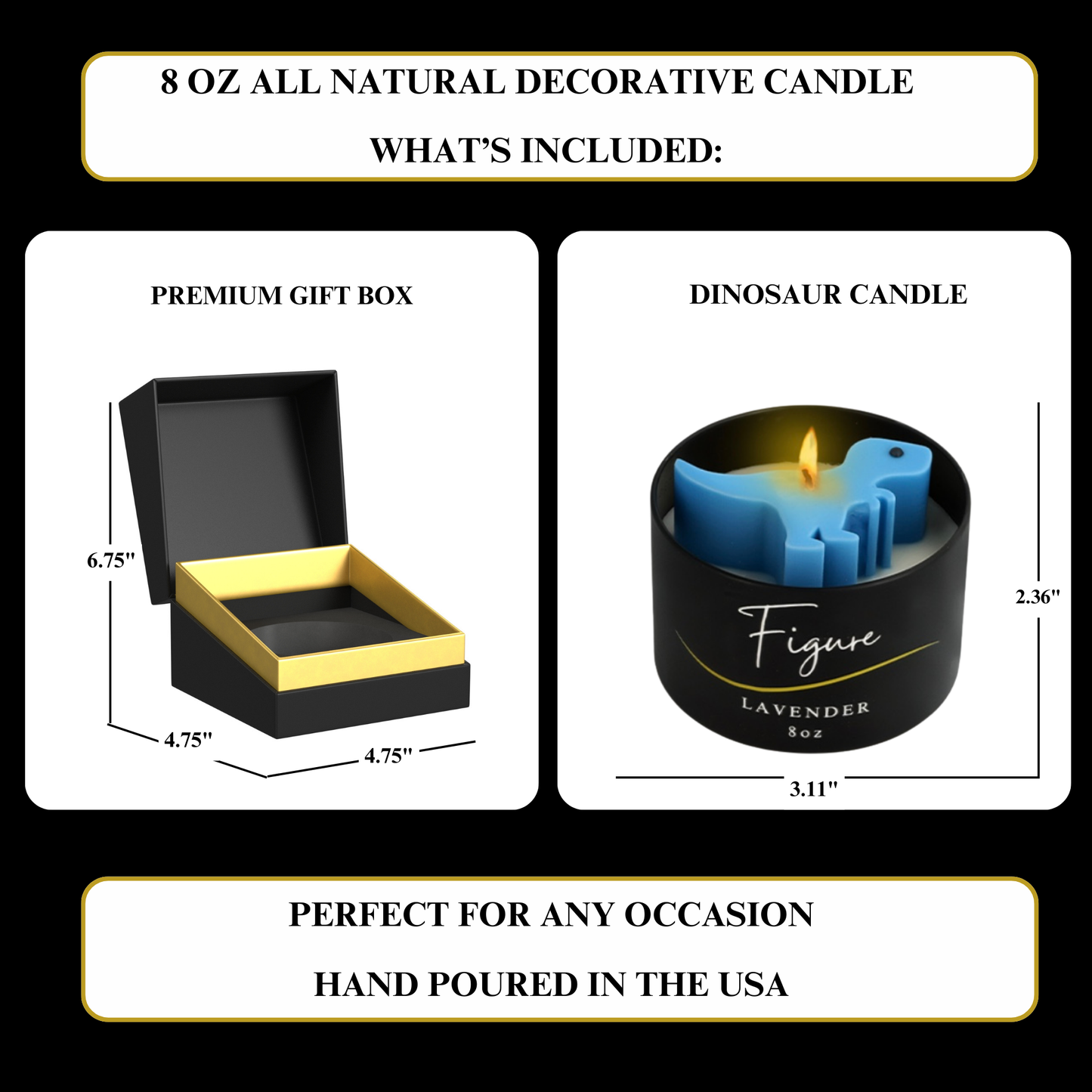 Dinosaur Candle