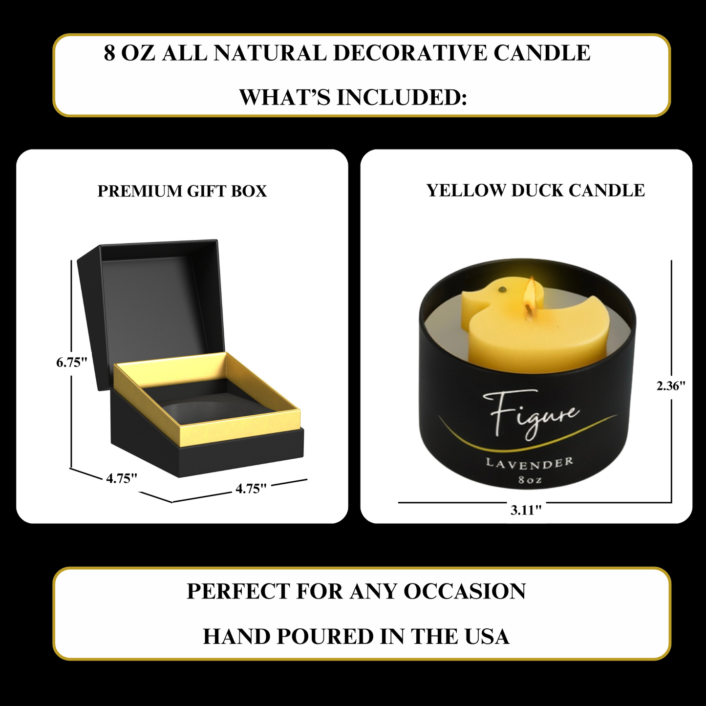 Yellow Rubber Duck Candle