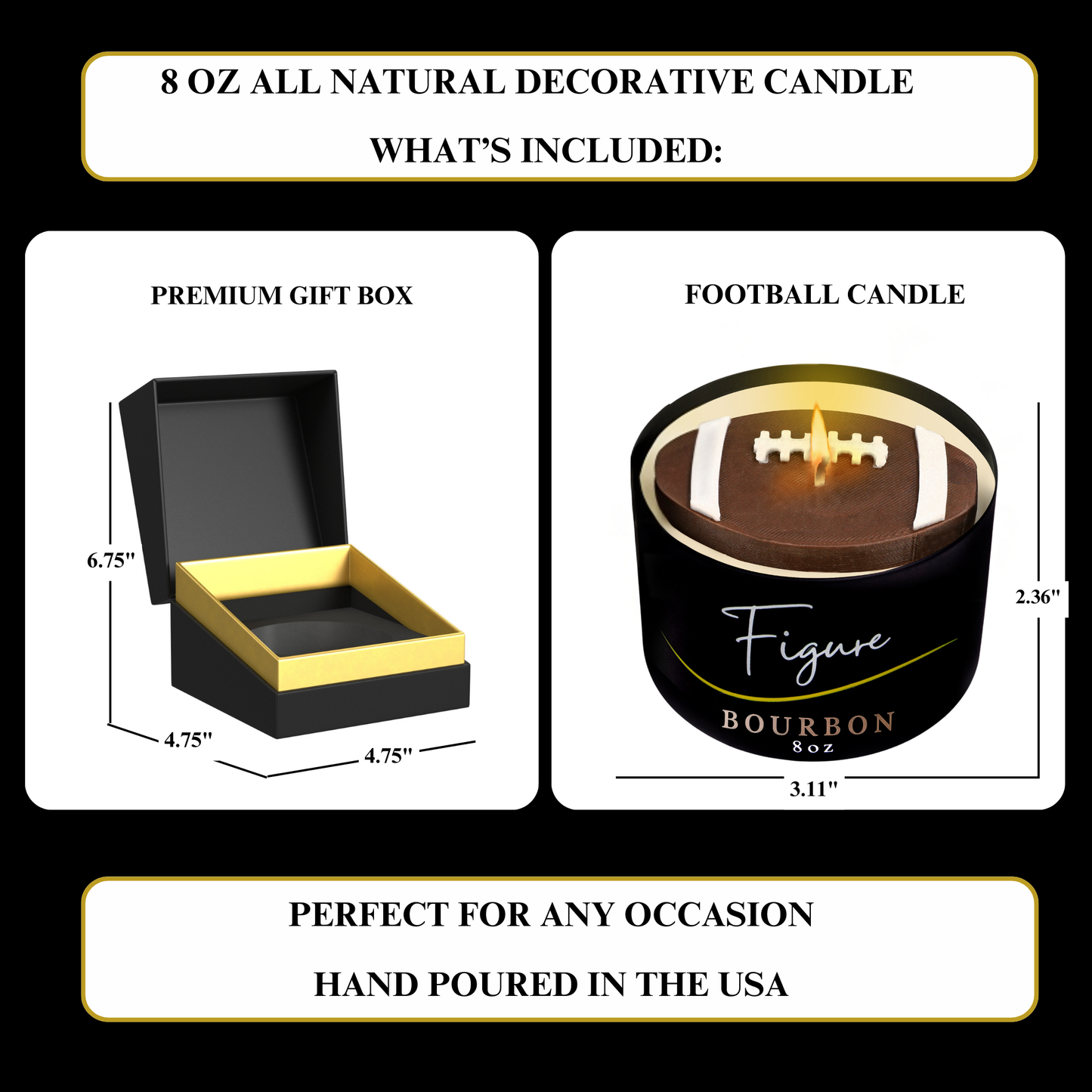 The Football Candle