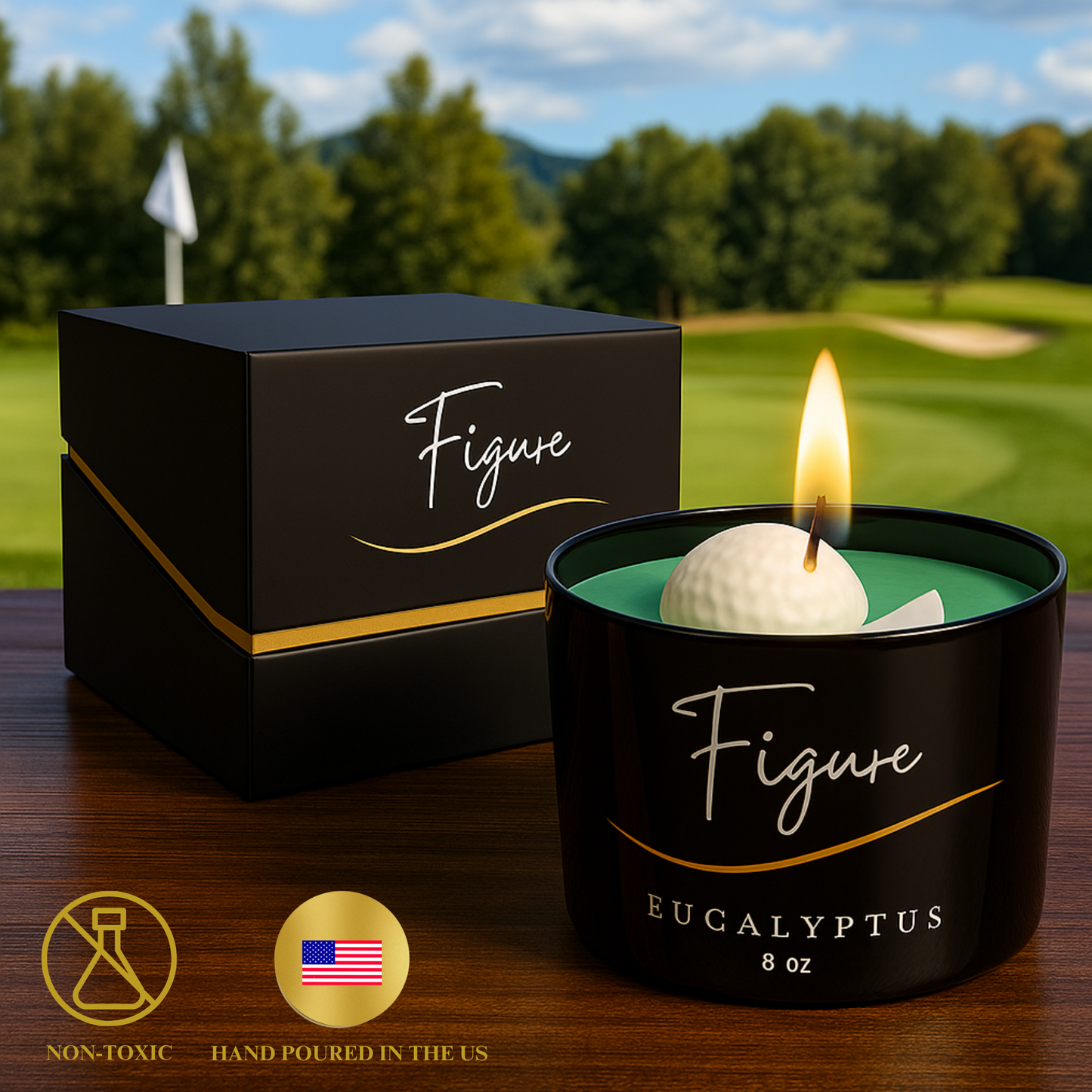 The Clubhouse Golf Candle