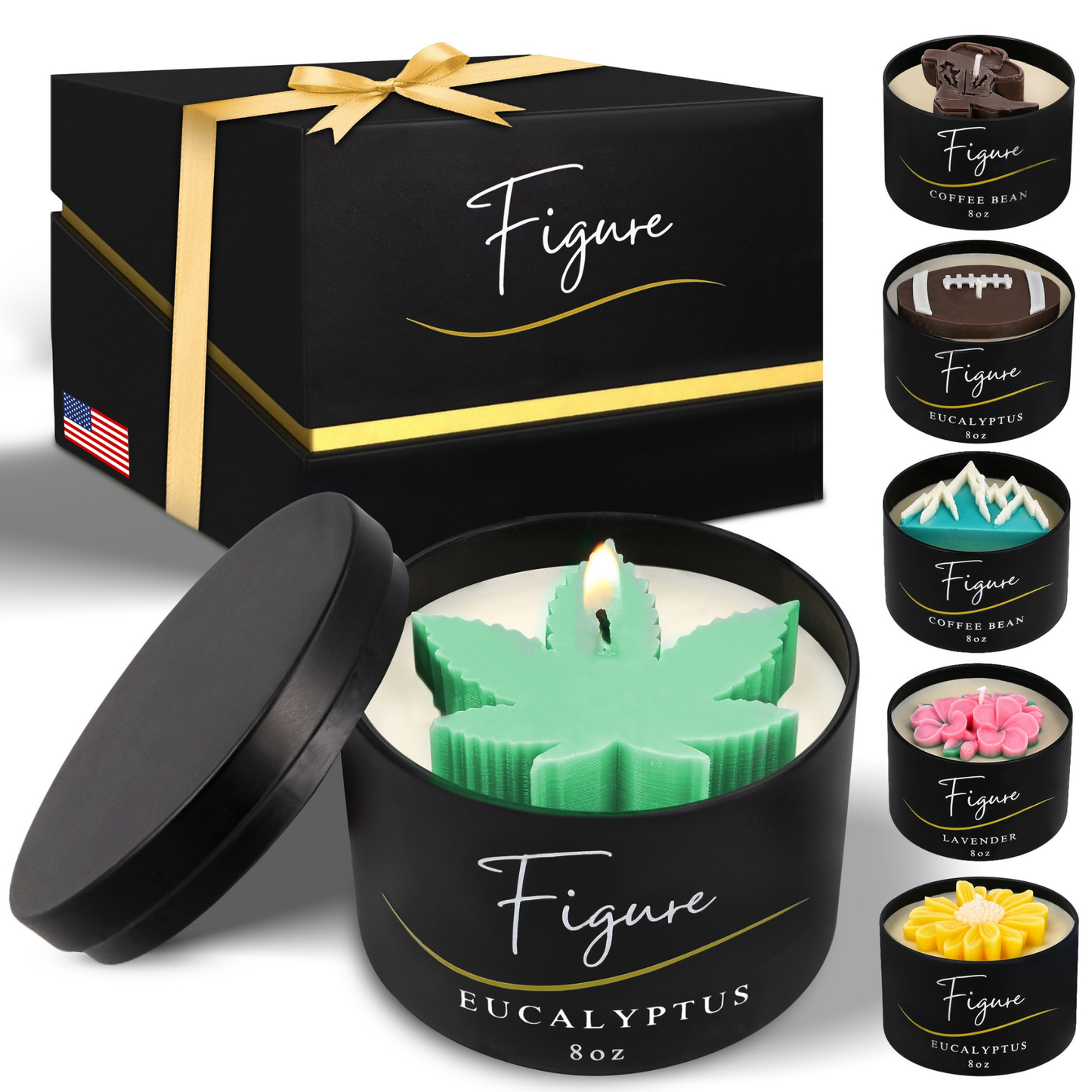 Weed Leaf Marijuana Candle