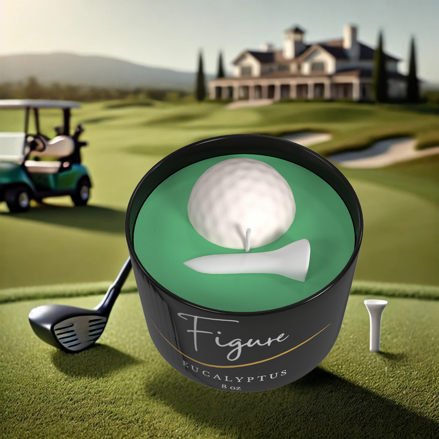 The Clubhouse Golf Candle