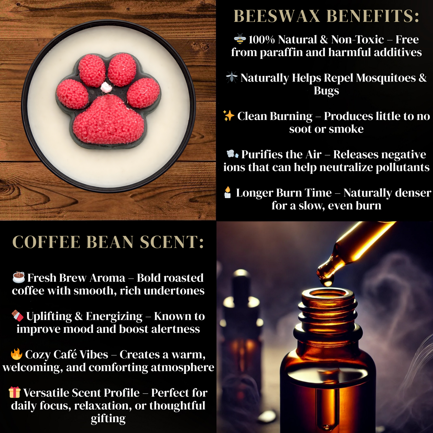 NM Lobo Paw Candle