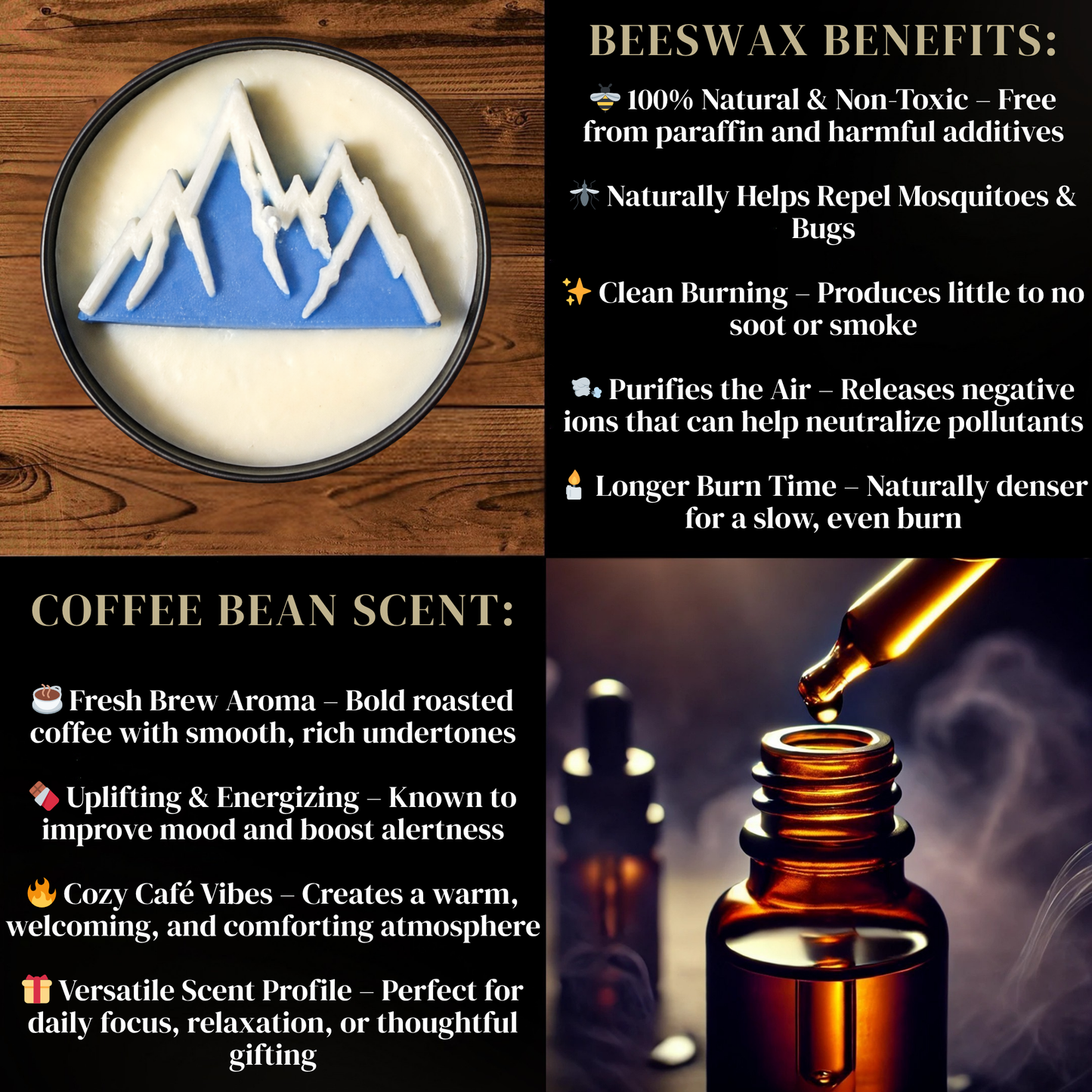 Mt. Rainier Candle 🏔️ Mountain Decor | Pacific Northwest | Non-Toxic 8 oz