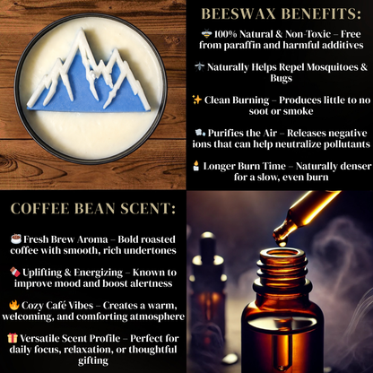 Mt. Rainier Candle 🏔️ Mountain Decor | Pacific Northwest | Non-Toxic 8 oz