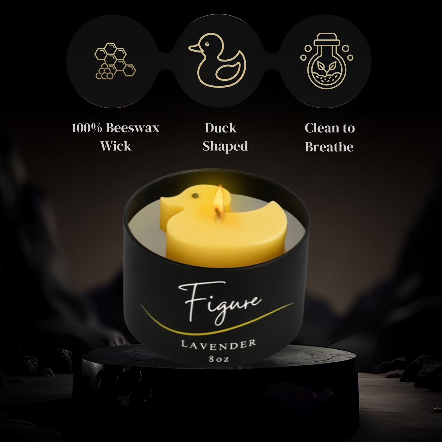 Yellow Rubber Duck Candle