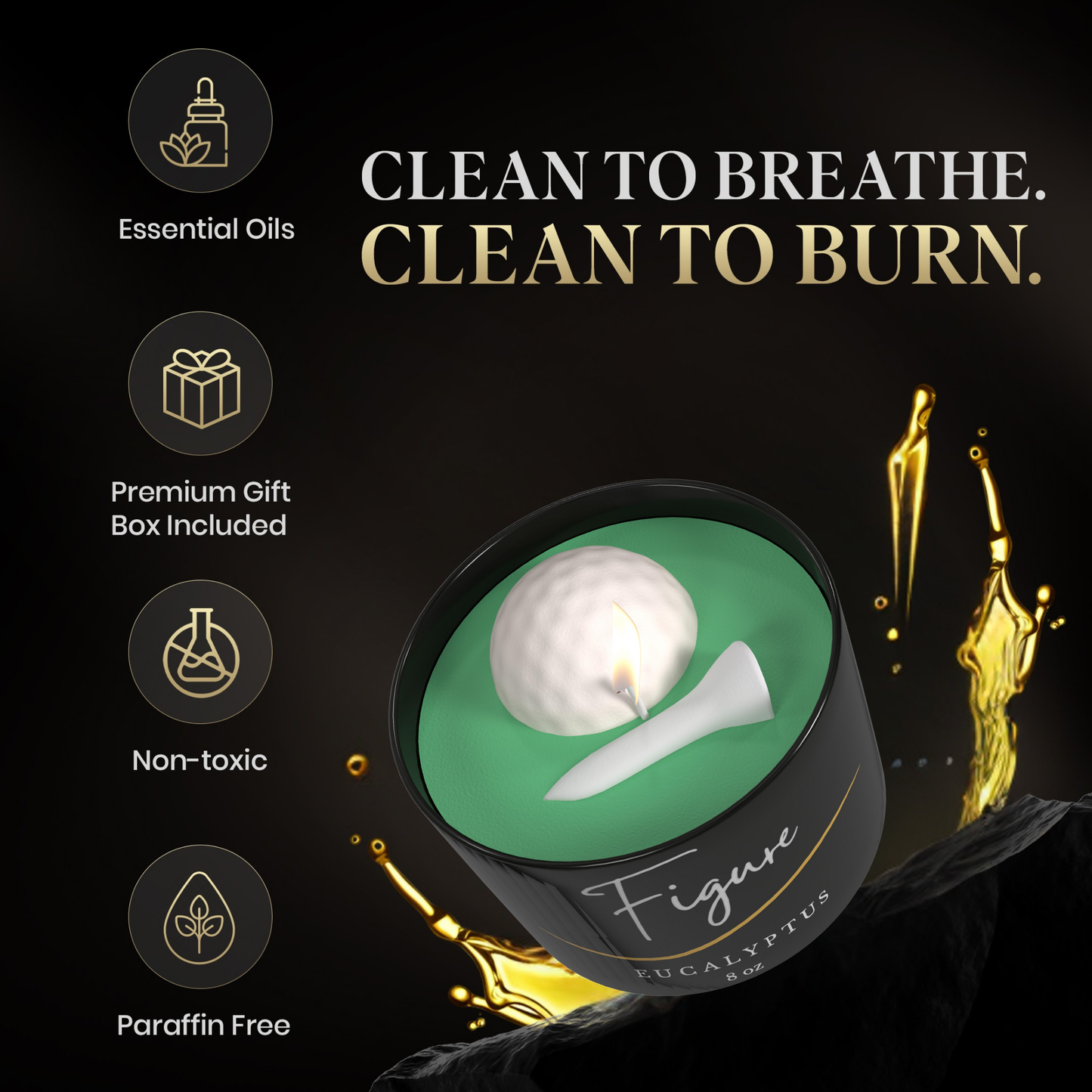 The Clubhouse Golf Candle