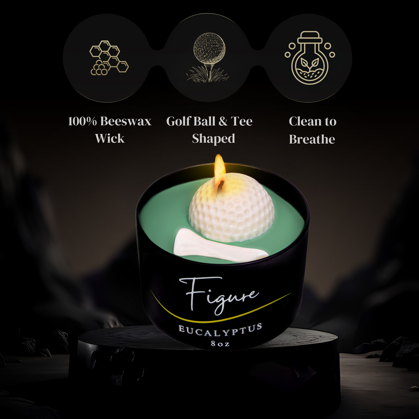 The Clubhouse Golf Candle