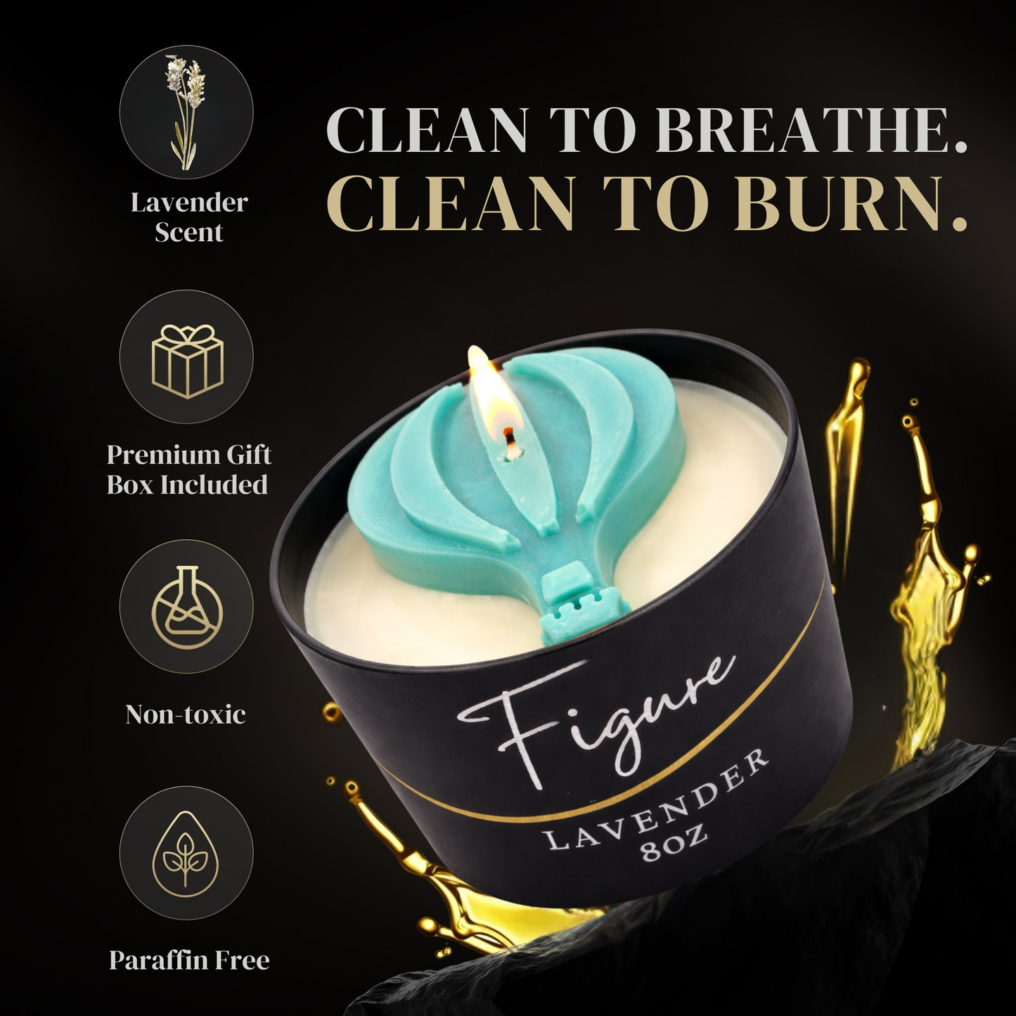 Hot Air Balloon Candle