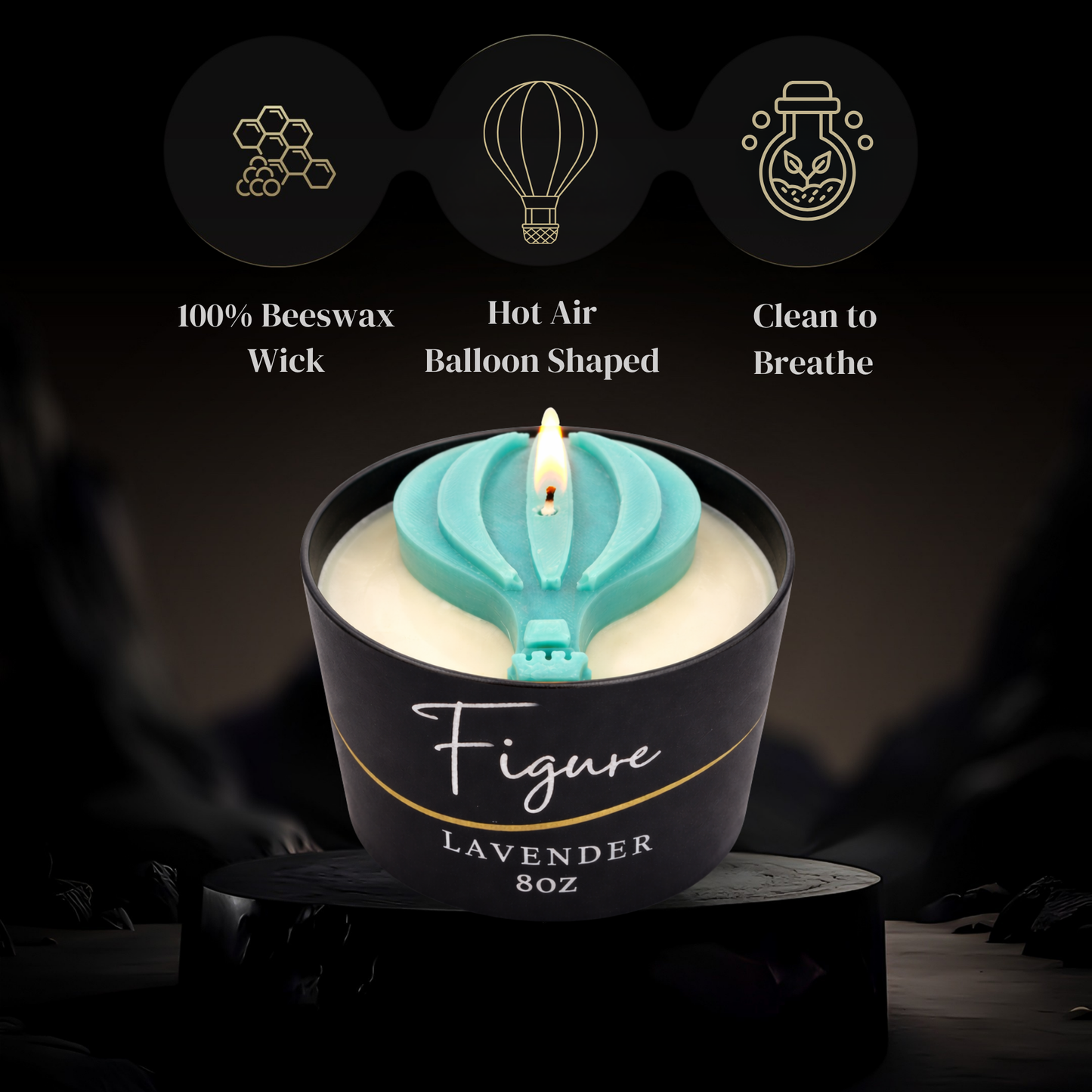 Hot Air Balloon Candle