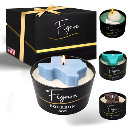 Texas State Candle 🤠 Western Decor | Non-Toxic 8 oz | Gift Ready