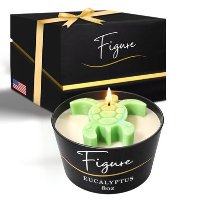 Sea Turtle Candle | Beach Decor, Coastal Home & Aquarium Gift | 8 oz Non-Toxic