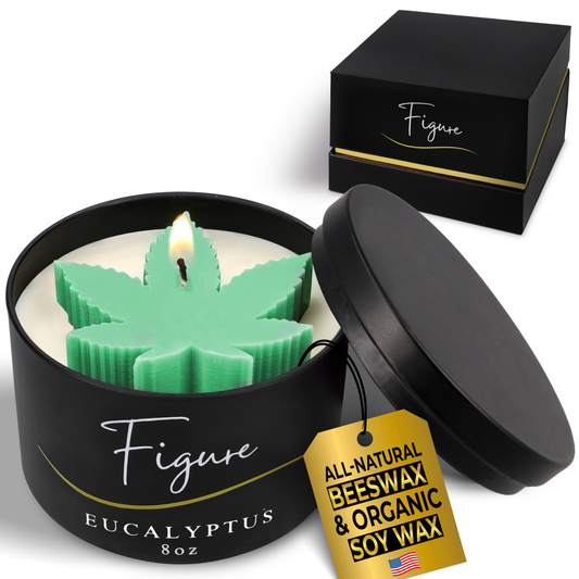 Weed Leaf Marijuana Candle