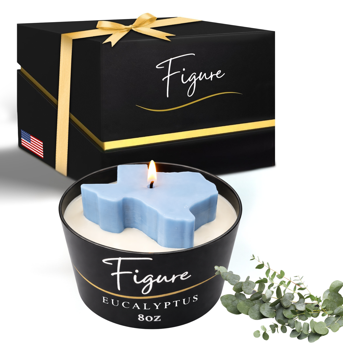 Texas State Candle 🤠 Western Decor | Non-Toxic 8 oz | Gift Ready
