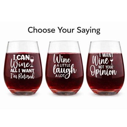 Premium Electric Wine Opener Gift Set – “Wine A Little, Laugh A Lot”