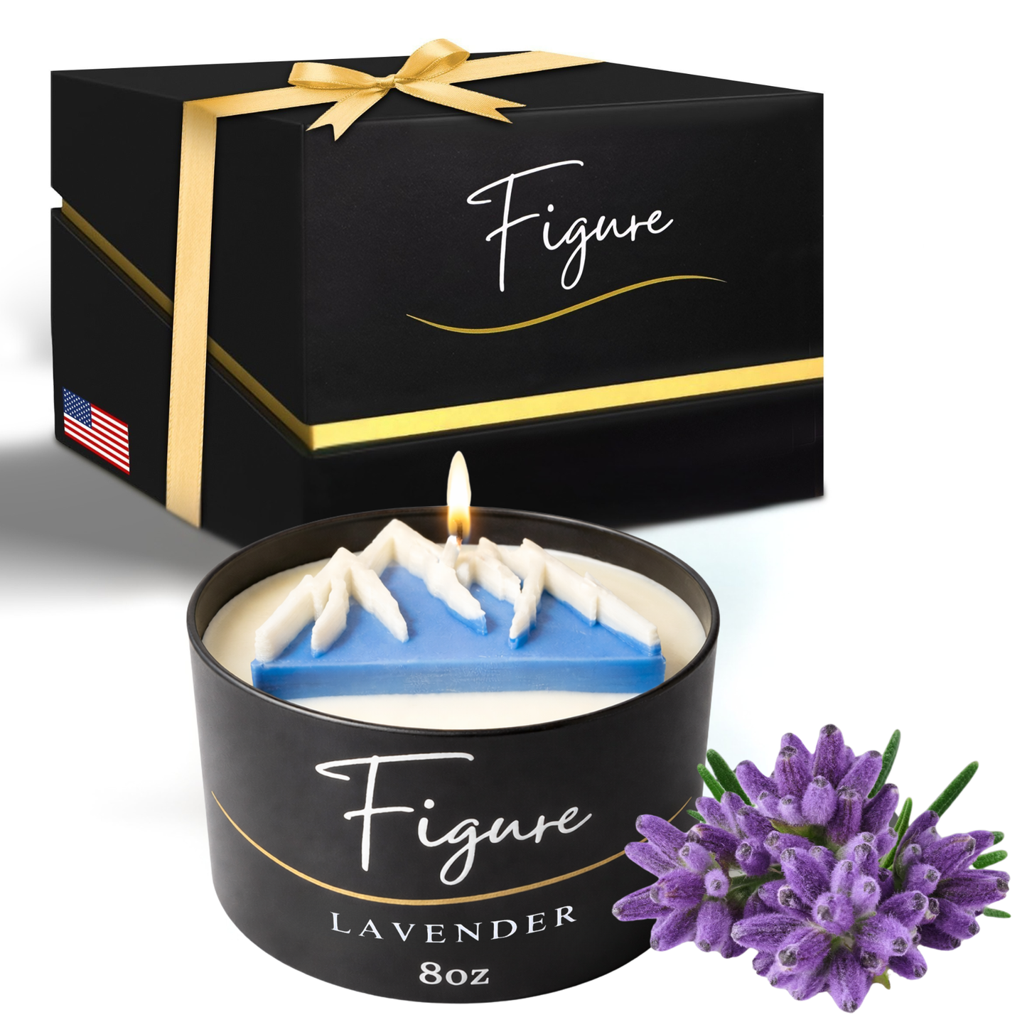 Mt. Rainier Candle 🏔️ Mountain Decor | Pacific Northwest | Non-Toxic 8 oz