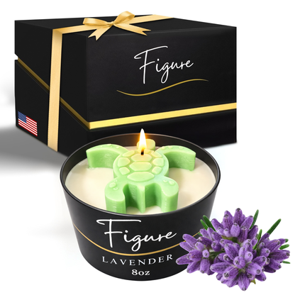 Sea Turtle Candle | Beach Decor, Coastal Home & Aquarium Gift | 8 oz Non-Toxic
