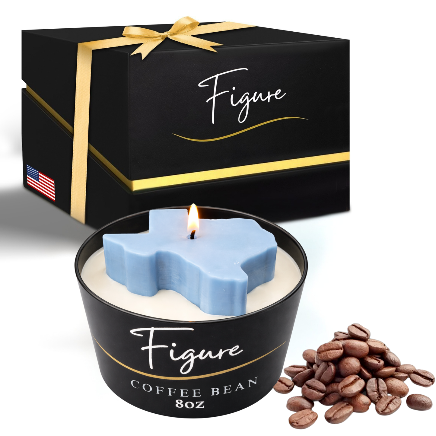 Texas State Candle 🤠 Western Decor | Non-Toxic 8 oz | Gift Ready