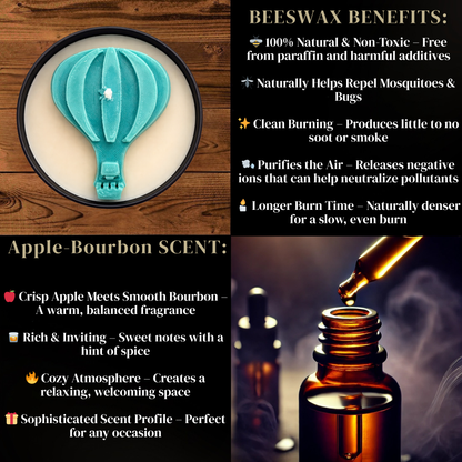Hot Air Balloon Candle