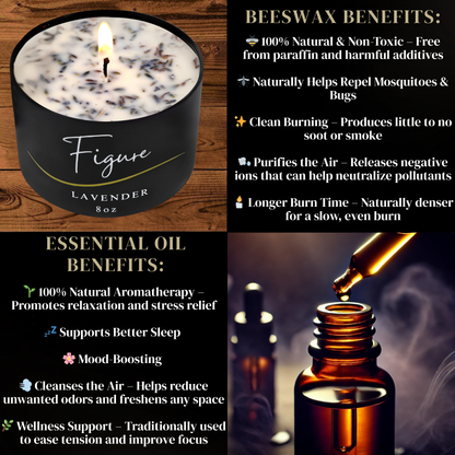 The Lavender Sprig Candle