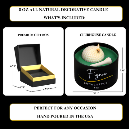 The Clubhouse Golf Candle
