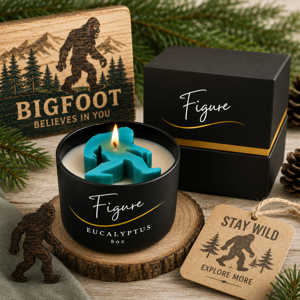 Bigfoot Candle