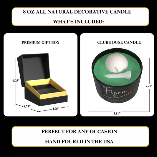 The Clubhouse Golf Candle