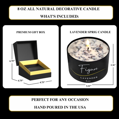 The Lavender Sprig Candle