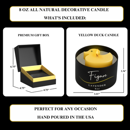 Yellow Rubber Duck Candle