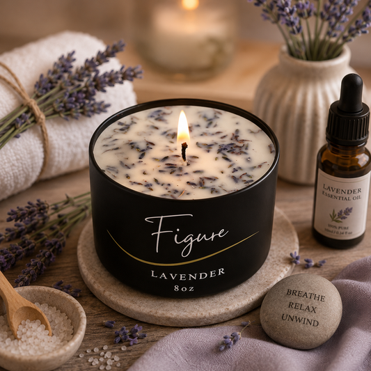 The Lavender Sprig Candle
