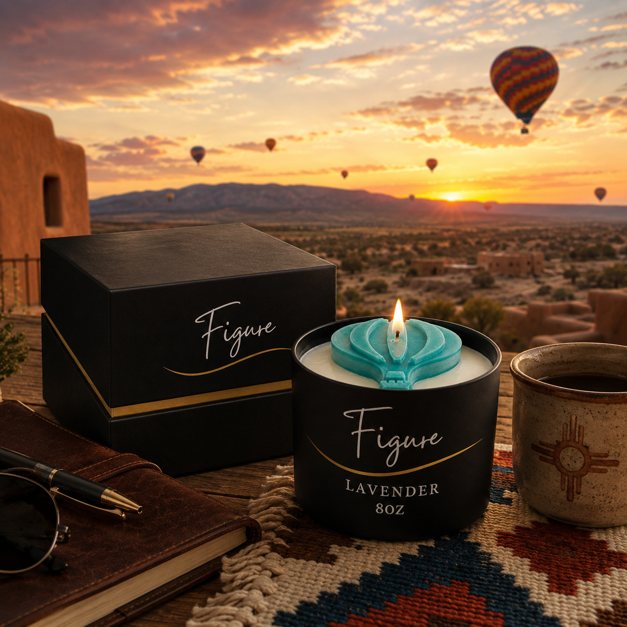 Hot Air Balloon Candle