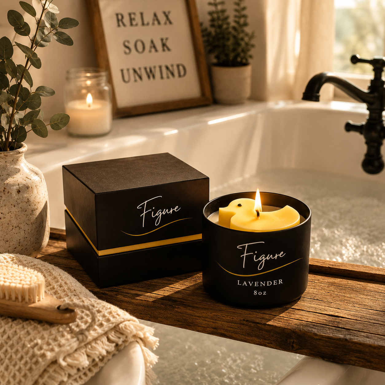 Yellow Rubber Duck Candle