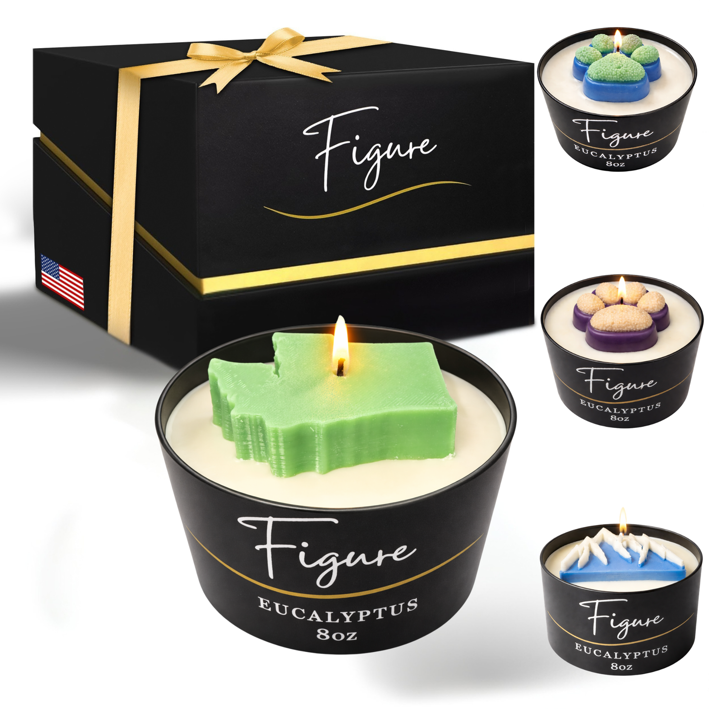 Washington State Shaped Candle | Pacific Northwest Decor | 8 oz Non-Toxic
